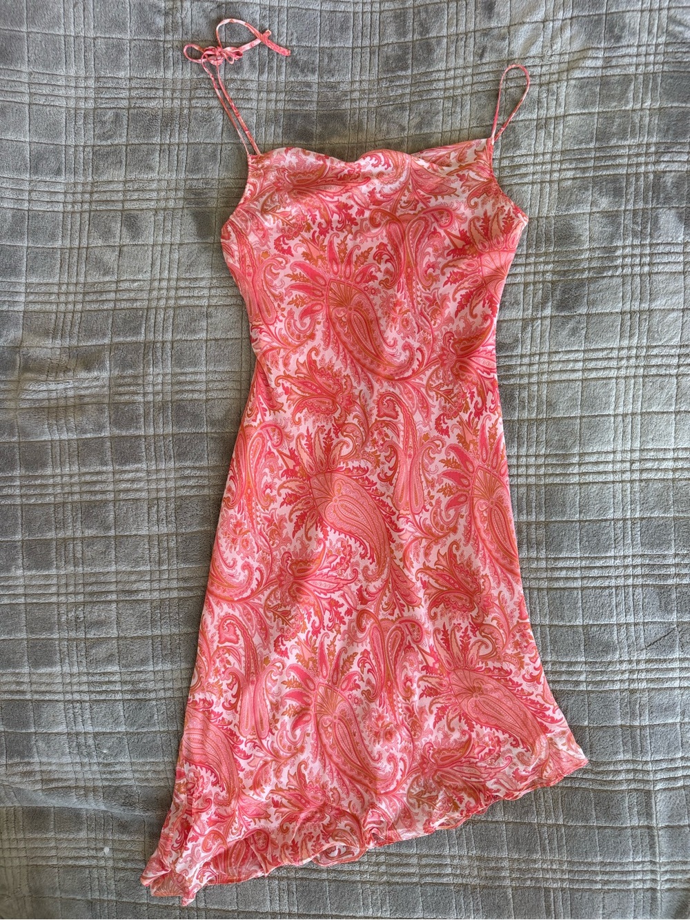 VNGT Banana Republic Silk Asymmetrical Midi Dress